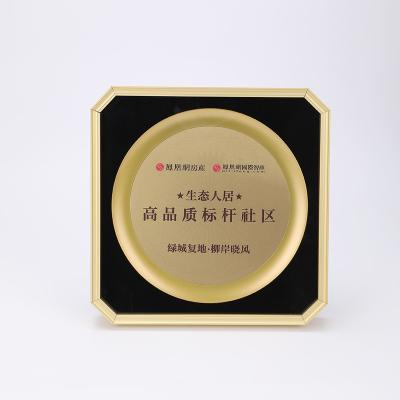 China High Quality Custom Morden Award Certificate Plaques Color Printing Business Trophy Award Plaque for sale