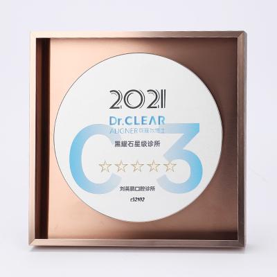 China New Morden 2023 Design Alloy Metal Souvenir Award Blank Award Custom For Souvenirs for sale