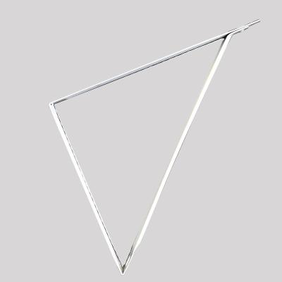 China Good Quality White Mental Triangle Sheet Iron Triangle Shelf Bracket for sale