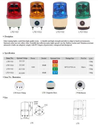 China Plastic TS Home Security Alarm Flash Led Solar Warning Light With Magnet Base for sale