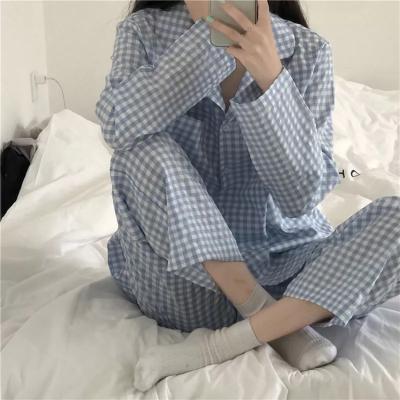 China Breathable Silk Sleepwear Womens Long Sleeve Pajamas Satin Set Comfort Nightgowns for sale