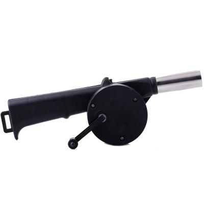 China Portable Hand Crank Operated BBQ Grill Fan Fire Bellows Tools Outdoor Home Outdoor BBQ Party BBQ Fan Picnic Camping Accessories for sale