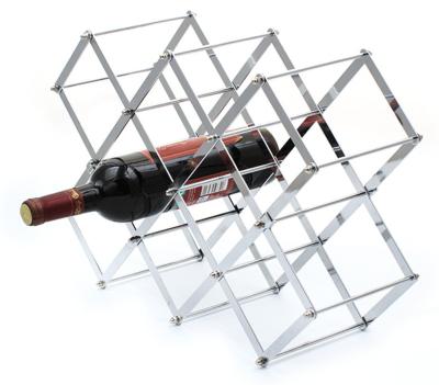 China Home Sustainable Countertop Wine Rack Honeycomb Wine Rack Bottle Rack For Kitchen Living Room for sale