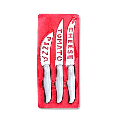 China Exquisite Hot Sale High Quality 3 Pcs Metal Handle Cheese Knife Set Viable for sale