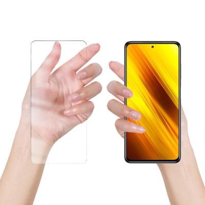 China Veeturbo 9H HD 0.33mm High Clear High Clear Waterproof Premium Tempered Glass Screen Protector For Xiaomi Poco X3 NFC for sale