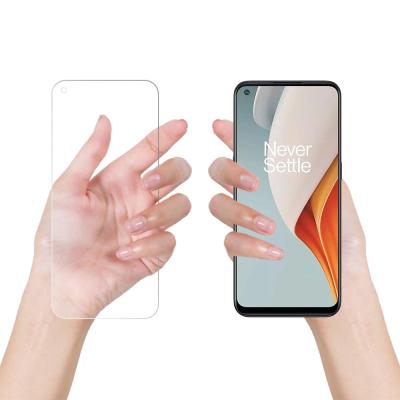 China Veeturbo Wholesale 9H High Clear Silk Printing High Clear Curved Premium Tempered Glass Screen Full Protector For OnePlus North n10 5G for sale