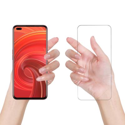 China Veeturbo 9H HD 0.33mm Full Clear Curved Premium High Clear Tempered Glass Screen Protector For OPPO Realme X50Pro 5G for sale