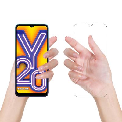 China Veeturbo 9H HD 0.33mm Full Tempered Glass 3D Curved Premium Full Clear Screen Protector For VIVO Y20 for sale