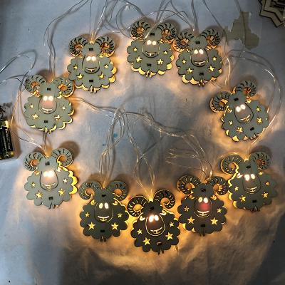 China New Eid Adha Home Decoration String Lights Muslim Holiday String Lights Led Photocells Decorative Gifts Garden Balcony Hanging Lights for sale