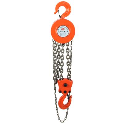 China Building material shops wholesale price 5t height 20m 6m manual hand block lifting chain hoist for sale