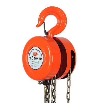 China Wholesale Building Material Stores Factory Manual Hoist 3ton Manual Chain Block for sale