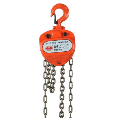 China Building Material Shops Manual Lifting Hardware Lever Hoist HSZ-D 0.5T Chain Block Pusher for sale