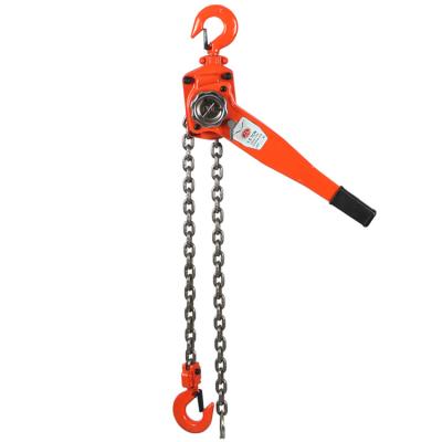 China Building Material Shops Manufacturer Lifting Accessories Lever Block HSH-E 1.5T Traction Elevator Manual Chain Hoist for sale