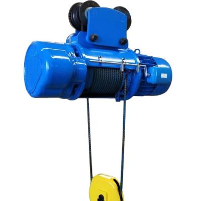 China Building Material Shops 1 2 3 5 10 Ton CD1 Electric Wire Rope Hoist for sale