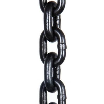 China 10mm Black Load Hoist Wear-Resistance Lifting Chain Link Chain for sale