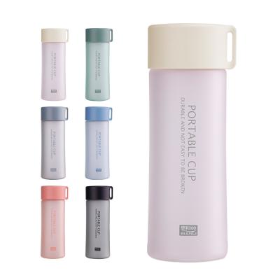 China 300ML Bpa Free Viable Personalized Kids Cute Designer Frosted Reusable Plastic Water Bottles for sale