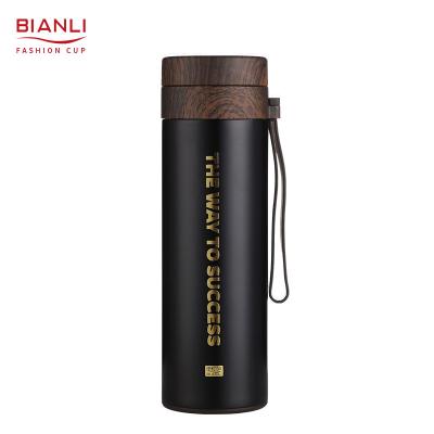 China Sustainable Wholesale Luxury 304 Stainless Steel Water Bottle Double Wall Vacuum Flask 450ml for sale