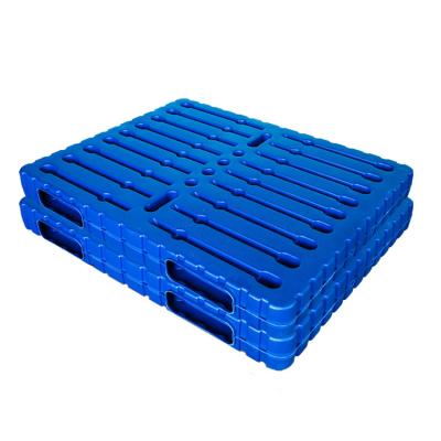 China Double Faced China Pallet Company Supply Durable 1212 Double Sided Blowing Plastic Industrial Pallet for sale