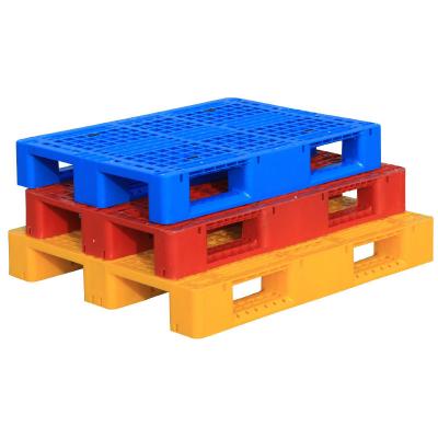 China Single Faced Plastic Pallet 1200X1200 Oman Mesh Hdpe Plastic Pallet For Low Temperature for sale