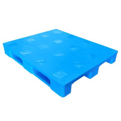 China Guangdong Single Faced Plastic Pallets Factory Supply Vietnam 3 Runners Blue HDPE Heavy Duty Reinforced Plastic Pallets for sale