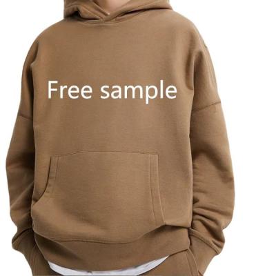 China Anti-wrinkle autumn custom men's oversized off-shoulder street wear foam print pullover woolen hooded hoodie for sale