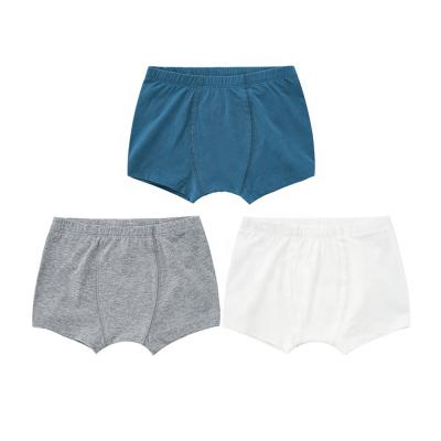 China Factory 95% Cotton 5% Spandex Durable Wholesale Custom Viable Boys Kids Breathable Underwear for sale