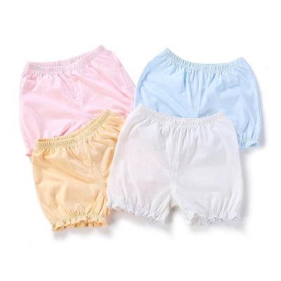 China Color Fade Proof Custom Made Color Fade Proof Factory Wholesale Custom Made Summer Embroidery Cotton Baby Boutique Girl Cute Shorts for sale