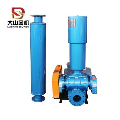 China Low Failure Rate/Stability/China Factory Adaptive Pressure Roots Blower Hot Selling High Pressure Blower For Sewage Treatment for sale