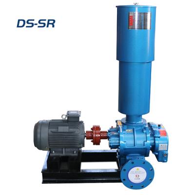 China Low Failure Rate / Cheap High Pressure Blower Grain Stability Aeration / Adaptive Pressure Conveying Roots Blower for sale