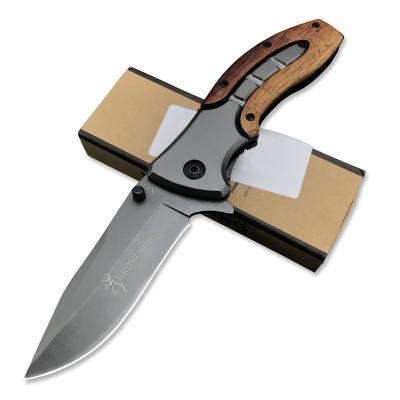 China X47 Outdoor Non-variable Colored Knife Wood Self-defense Pocket Folding Handle Tactical Camping EDC Knves for sale