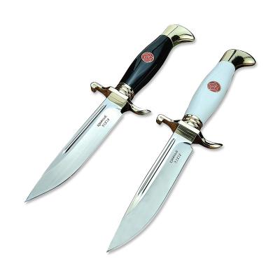 China Non-Variable Blade Russian Acrylic Tactical Fixed Knife EDC Handle Self Defense Camping Hunting Knives With Sheath for sale