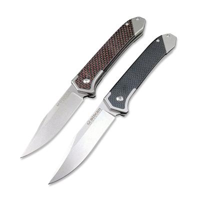 China Carbon Fiber Handle Pocket Knife G10 D2 Non-variable Outdoor Blade Tactical EDC Camping Hunting Folding Knives for sale