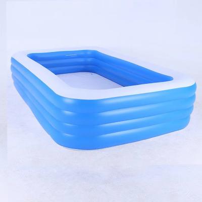 China Outdoor Modern Portable Surface Kids Air Swimming Spa Pools Sets Adult Inflatable Family for sale