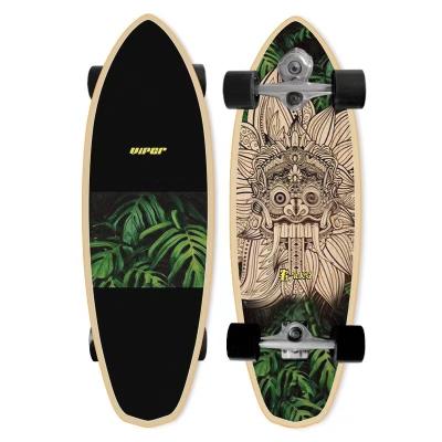 China Custom Printed Girl Adult Off Road Full Decks 7 Ply Maple Skateboard Adults Wholesalers for sale