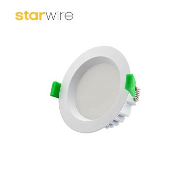 China RA90 Modern High Quality Panel LED Round Ultra Thin LED Downlight Suitable for Warehouse for sale