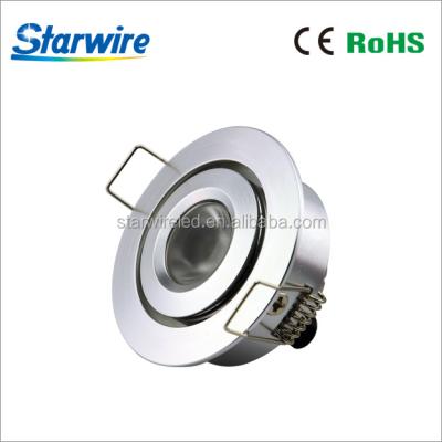 China Ressessed in slim 3w LED Puck Lights under jewelry display for sale