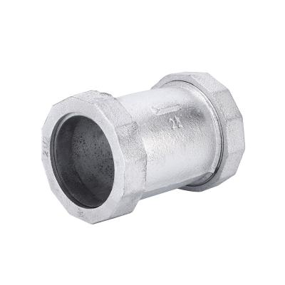 China Water GI Pipe Fitting Thread Malleable Iron Plumbing galvanized Pipe Fittings Nipple Quick Coupling for sale