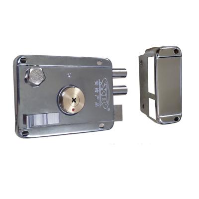 China Household Door Locks Sumdor Iron Rim Lock Household Night Latch High Security Chromed Price for sale