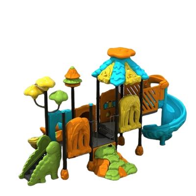 China 2020 China factory good quality cheap outdoor playground plastic playground with plastic preschool slide for kids for sale