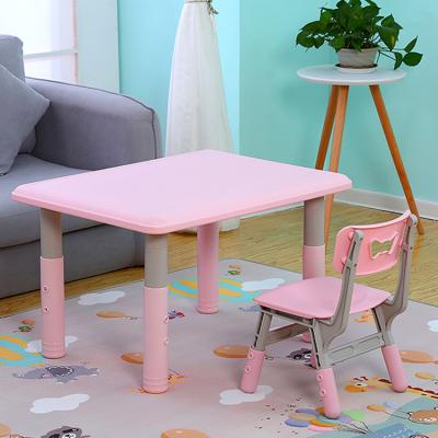 China Contemporary Height Adjustable Kids Home Study Children's Table and Chair Kids Study Table Chair For Student for sale