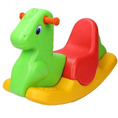 China Ride On Toy Indoor Baby Playground Toy Cheap Plastic Baby Rocking Horse For Home Use Rider for sale