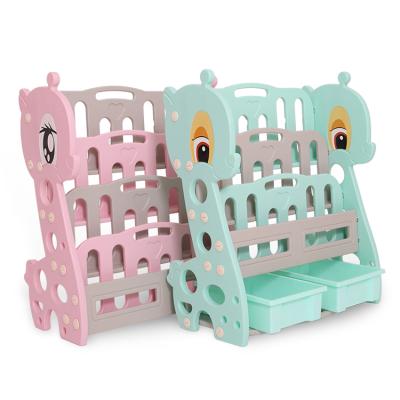 China Kids Furniture Book Shelves Baby Chest Rack Drawer Toys Storage Shelf Modern Plastic Kids Cabinets for sale