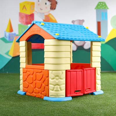 China High Quality Indoor Garden Plastic Kid's Playground Backyard Playhouse Playground Kids Plastic Playhouse for sale