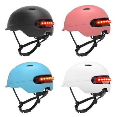 China Xiaomi Smart4u Helmets Matte Men Women Helmet Back Light Mountain Road Scooter Outdoor Riding Climbing Skating Bicycle Integrally Molded Electrombile for sale