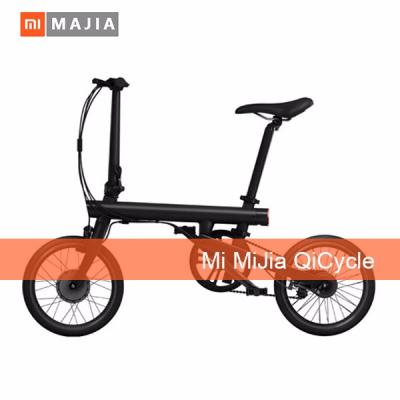 China Original xiaomi aluminum alloy MI Qicycle Smart Electric Bicycle Folding Electric Bicycle APP Monitor Alibaba Foldable for sale