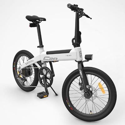 China Lightweight Electric Bicycle HIMO C20 36v10ah 250w Aluminum Alloy DC Motor Foldable Electric City Ebike Helper Bike Pitch 80km for sale