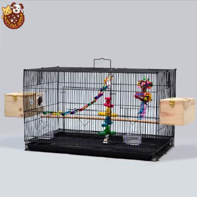 China Breathable Chinese Pet Parrot Cocktail Rose Bird Cage Organizer Feeder for sale