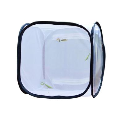 China 15*15*15cm Breathable Custom Color Small Mini Insect Butterflies Habitat Breeding Cages for sale