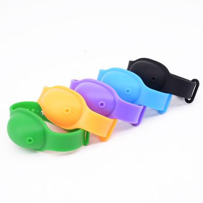 China China Liquid Subpack Silicone Wristband Portable Wristband Hand Dispenser for sale