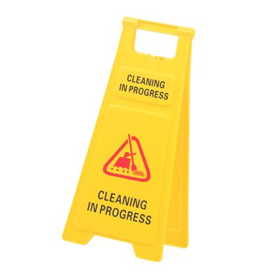 China Restaurants Stores Offices Bathrooms And Anywhere With A Collapsible Wet Plastic Safety Precaution Floor Spill A-Frame Factory O-Spill Cleaning Warning Caution Cleaning Sign sign, yellow, 620g for sale